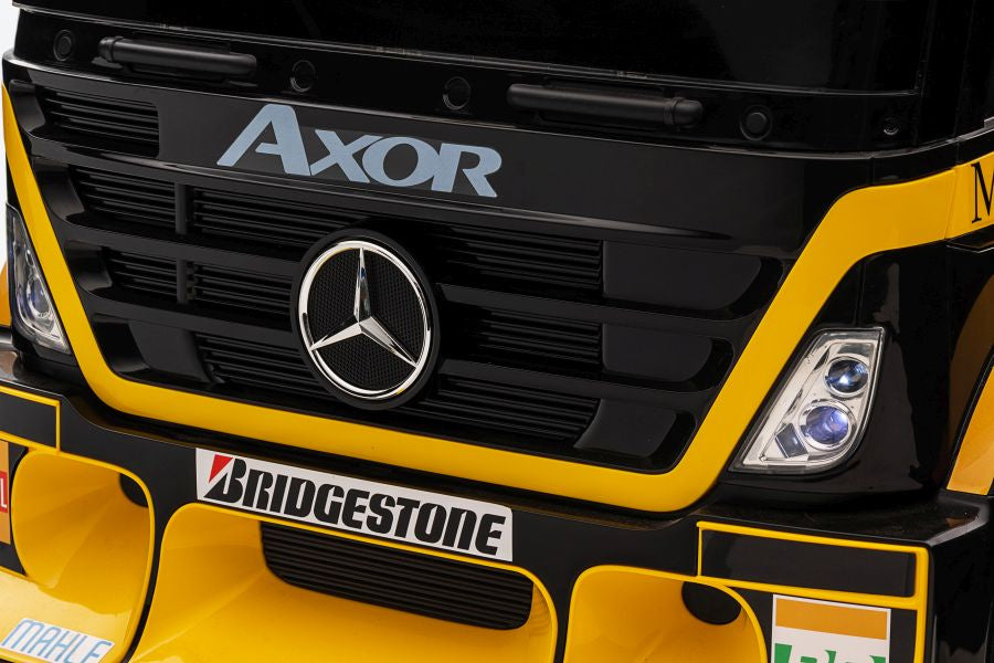 Kamion na akumulator Mercedes XMX622B - žuti
