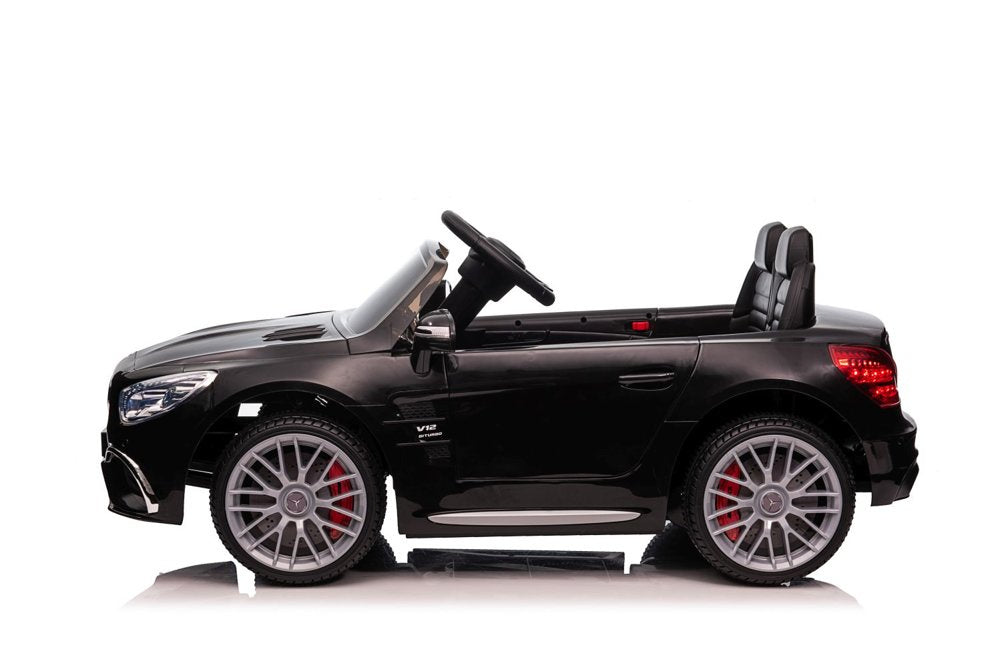 Licencirani auto na akumulator Mercedes SL65 S LCD - crni/lakirani