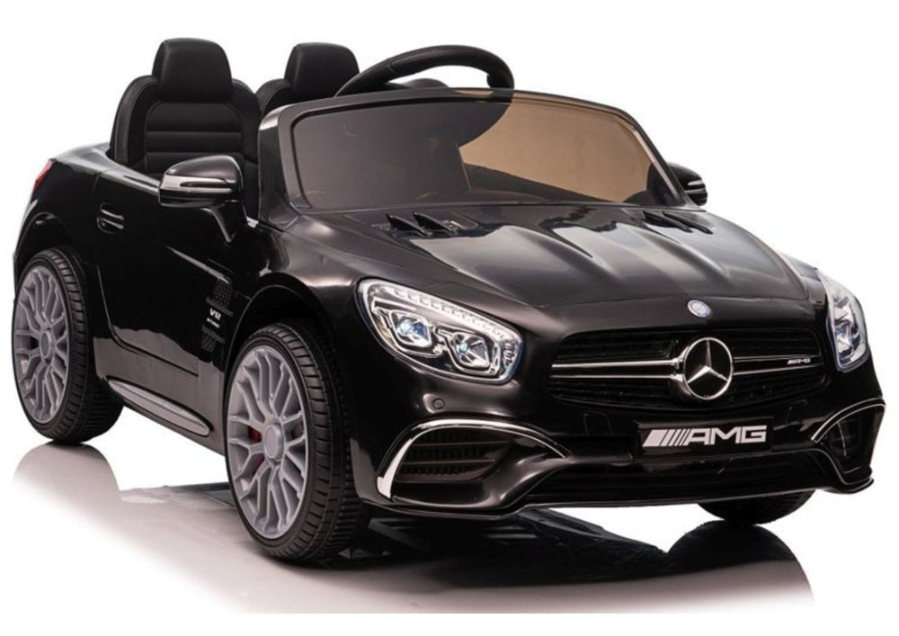 Licencirani auto na akumulator Mercedes SL65 S LCD - crni/lakirani