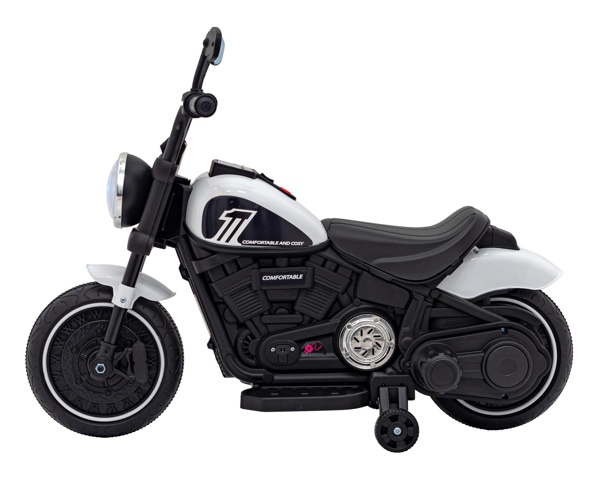 Motor na akumulator FASTER motorbike -bijeli
