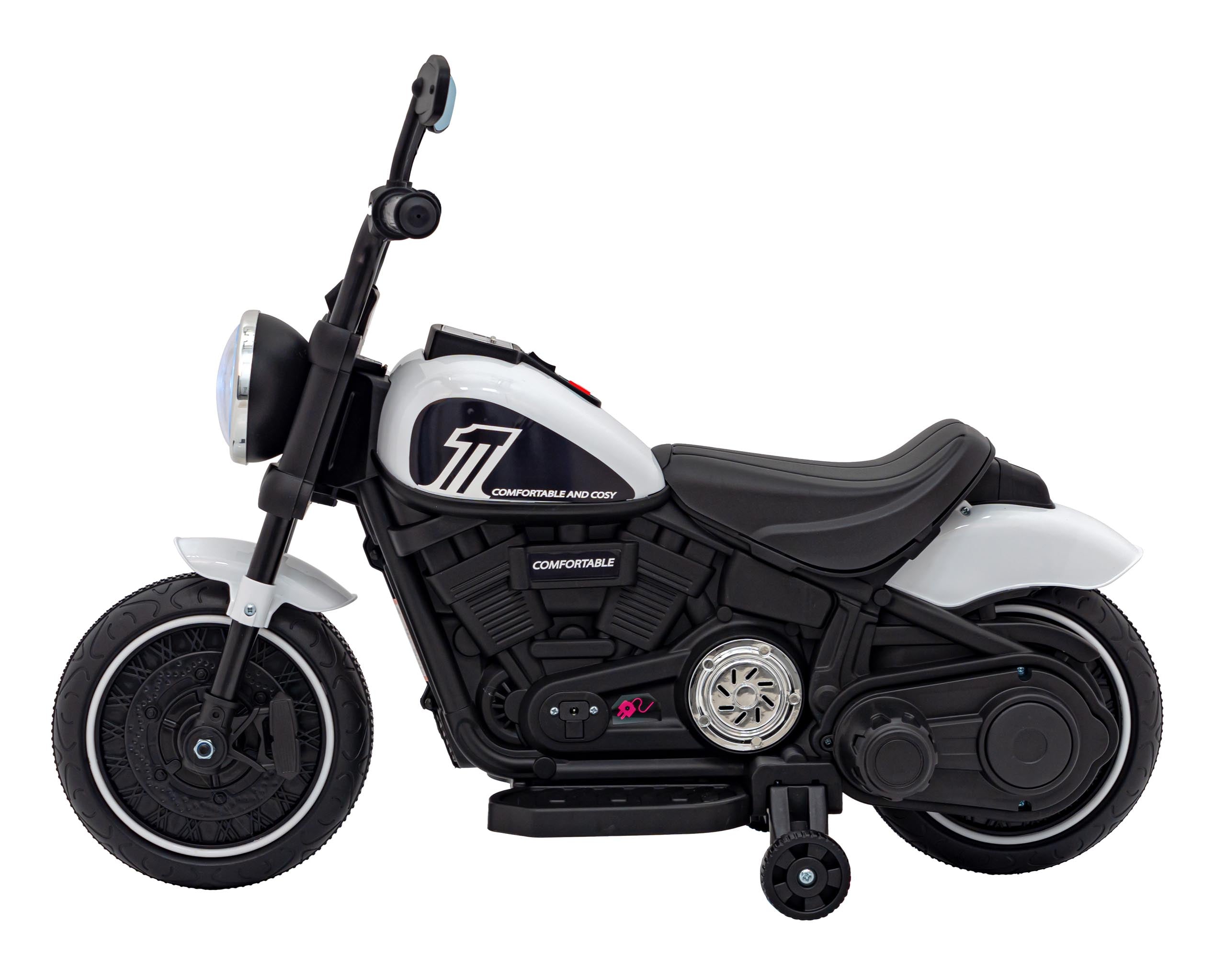 Motor na akumulator FASTER motorbike -bijeli