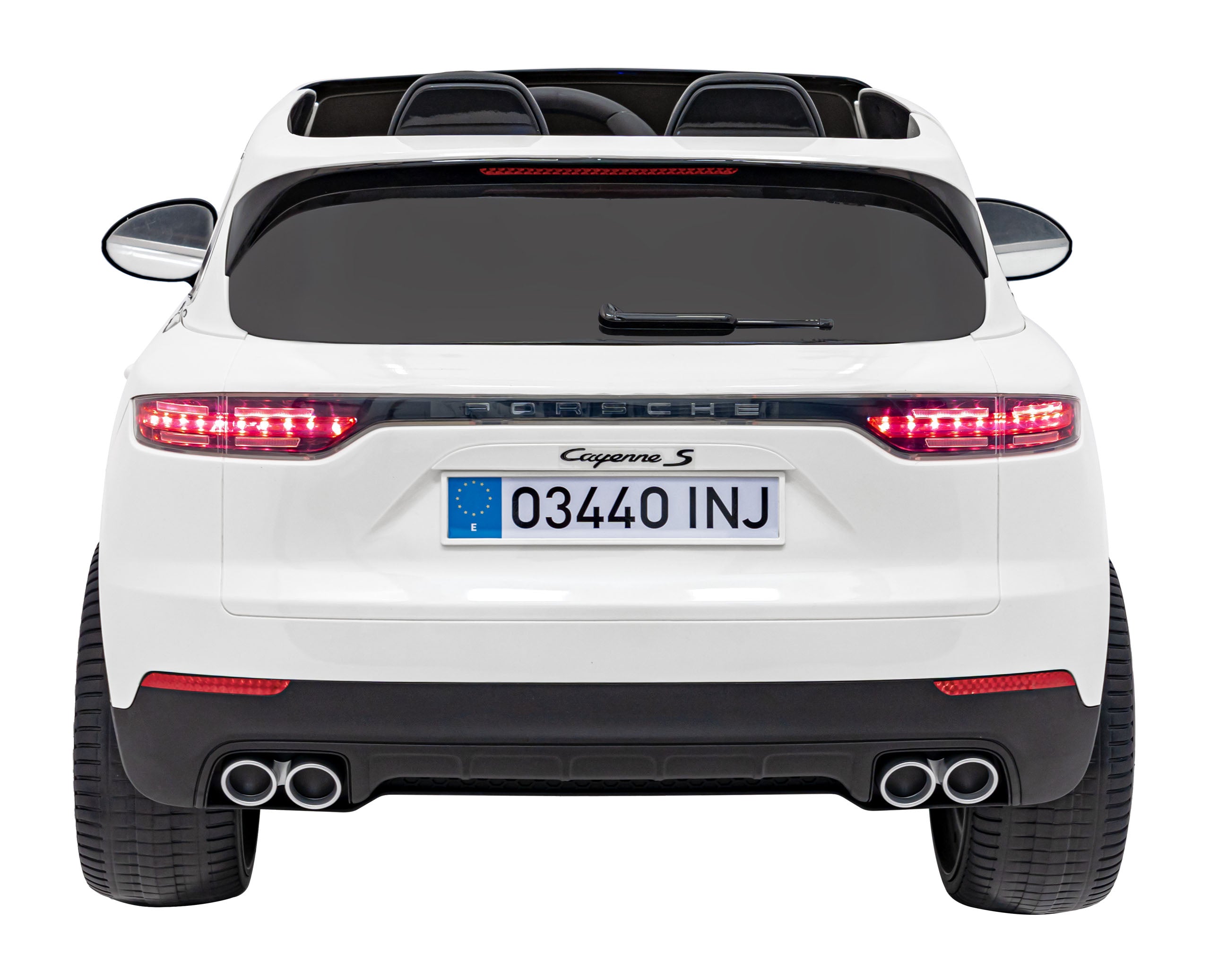 Licencirani auto na akumulator Porsche Cayenne S - bijeli/lakirani