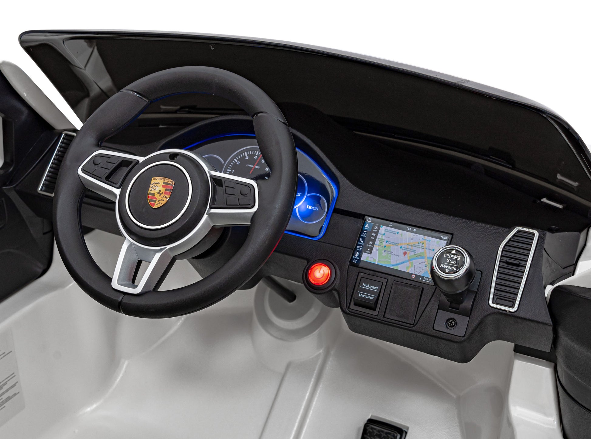 Licencirani auto na akumulator Porsche Cayenne S - bijeli/lakirani