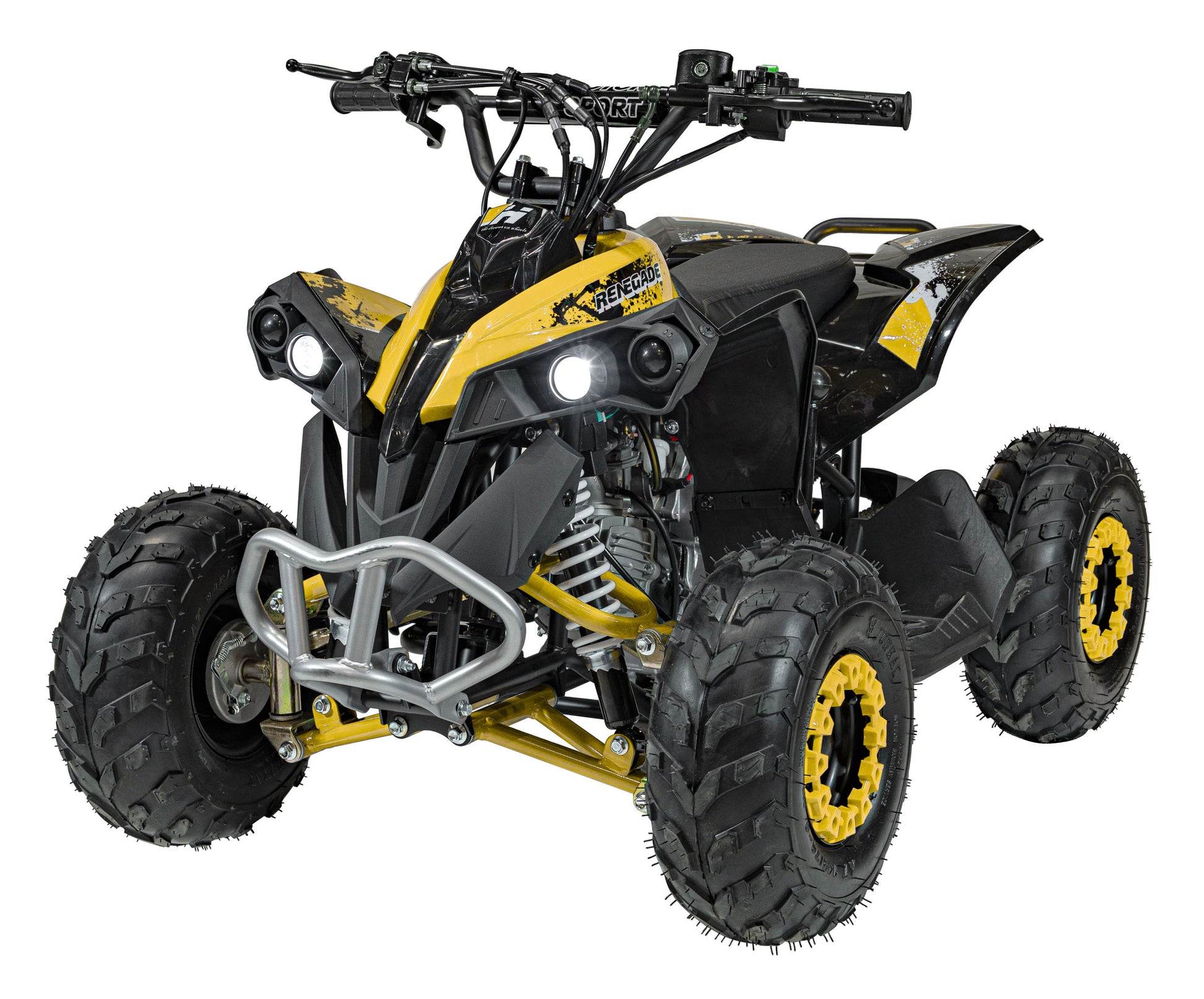 Quad na benzin RENEGADE HighPer 110CC Combustion - žuti