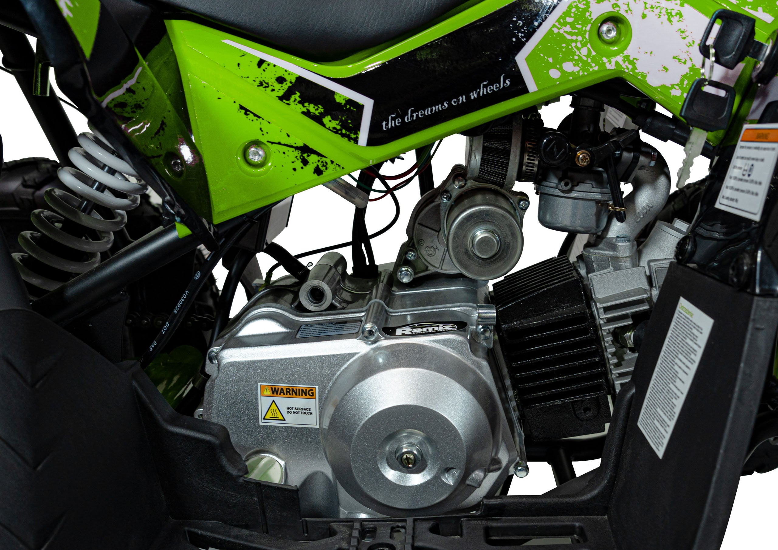 Quad na benzin RENEGADE HighPer 110CC Combustion - zeleni