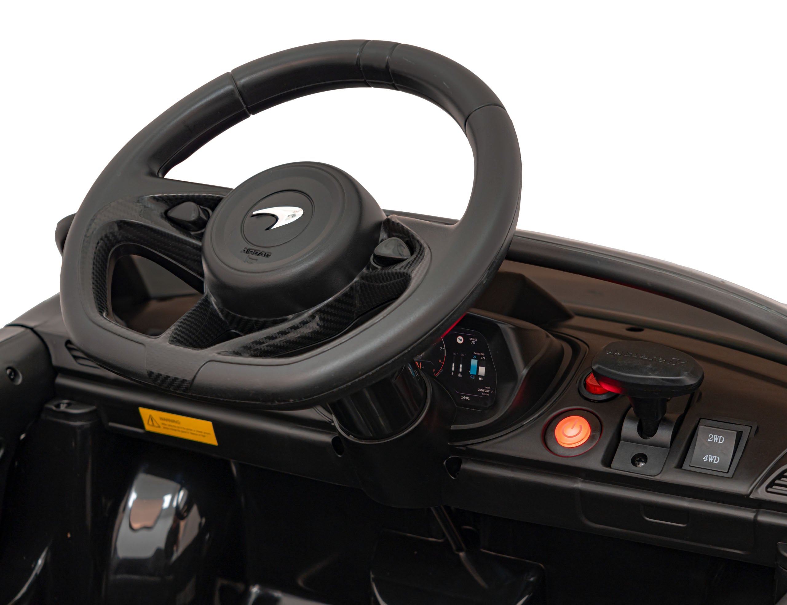 Licencirani auto na akumulator Mclaren Artura 4x4 - crni