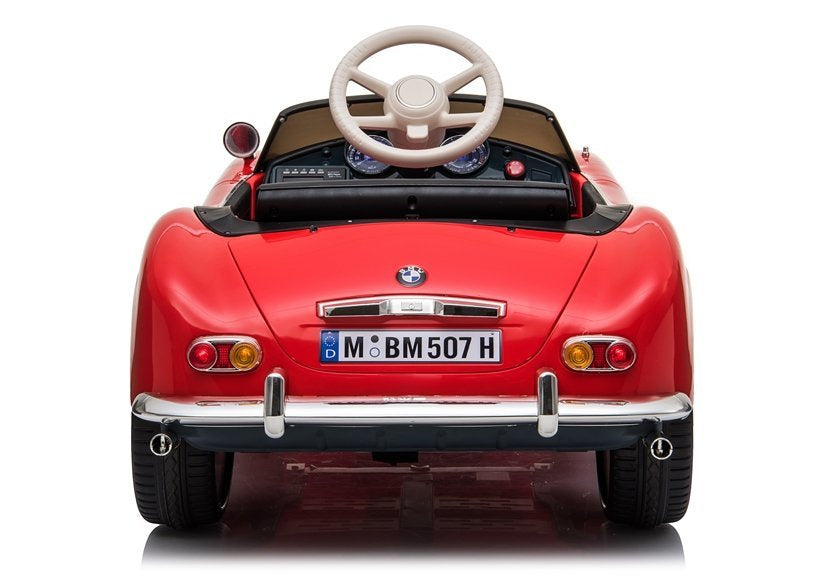 Licencirani auto na akumulator BMW Retro - crveni/lakirani