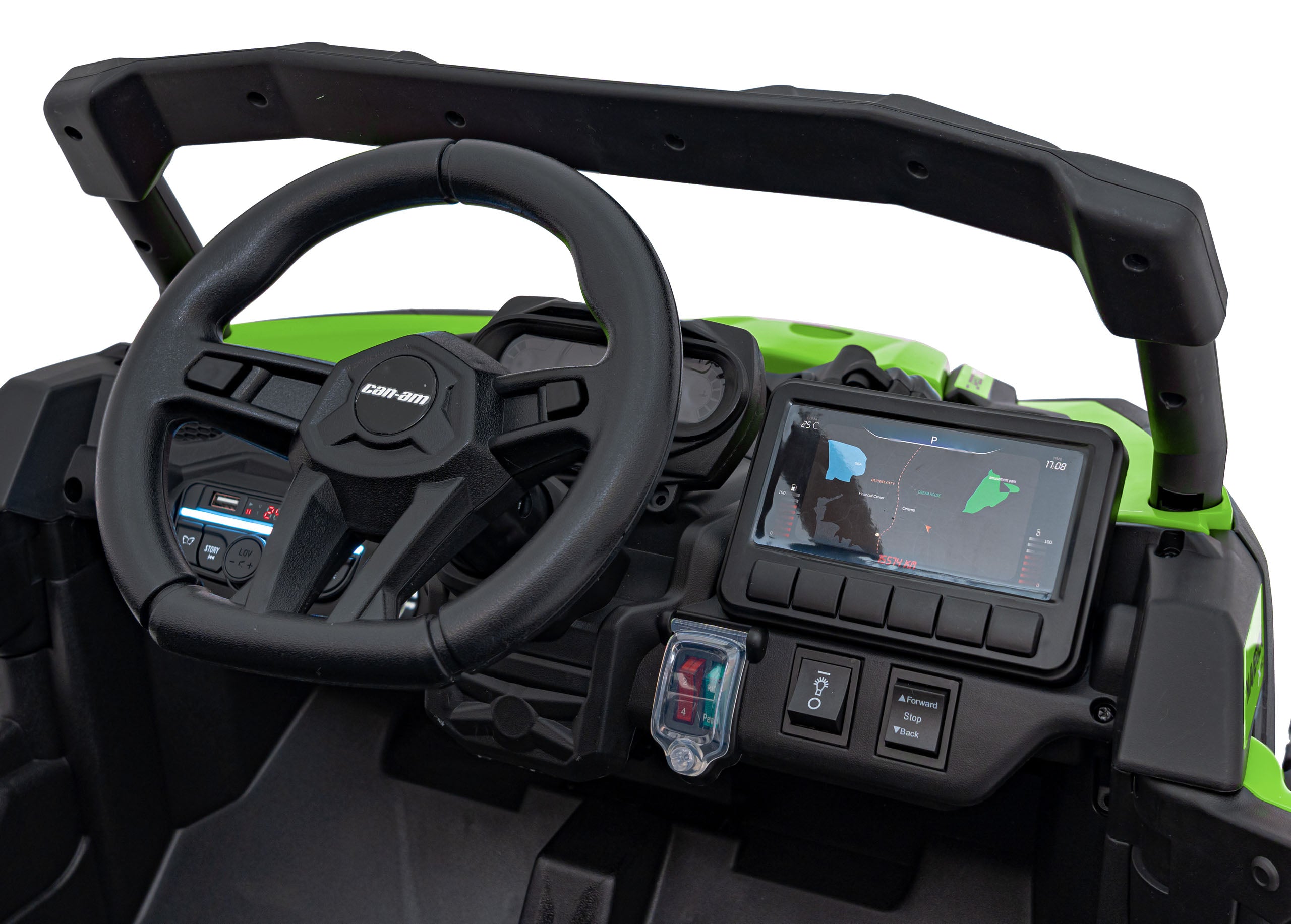 Buggy na akumulator ATV CAN-AM Maverick 4x4 - zeleni