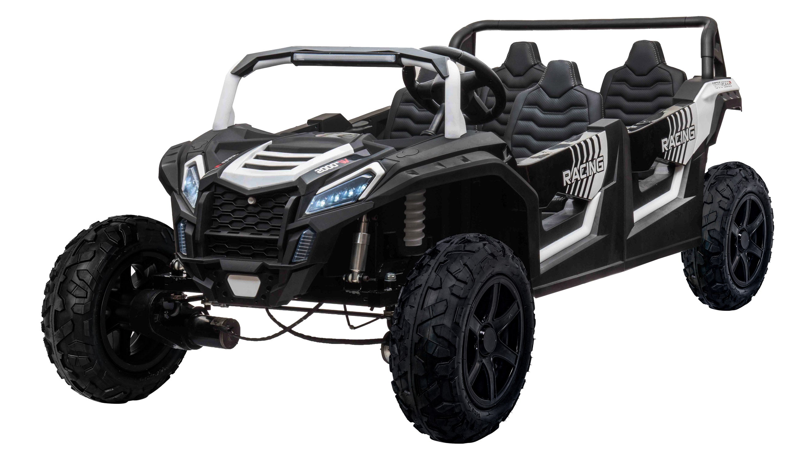 Buggy na akumulator za 4 osobe ATV RACING UTV2000 4x4 - bijeli