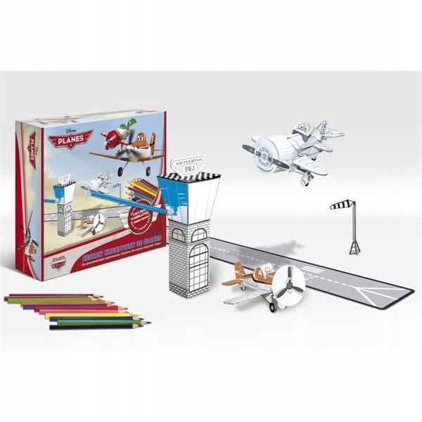 Kreativni set 3D puzzle Disney Planes