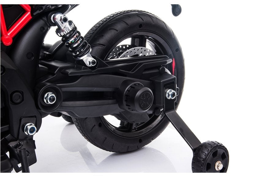 Licencirani motor na akumulator Aprilia A007 - crno/crveni