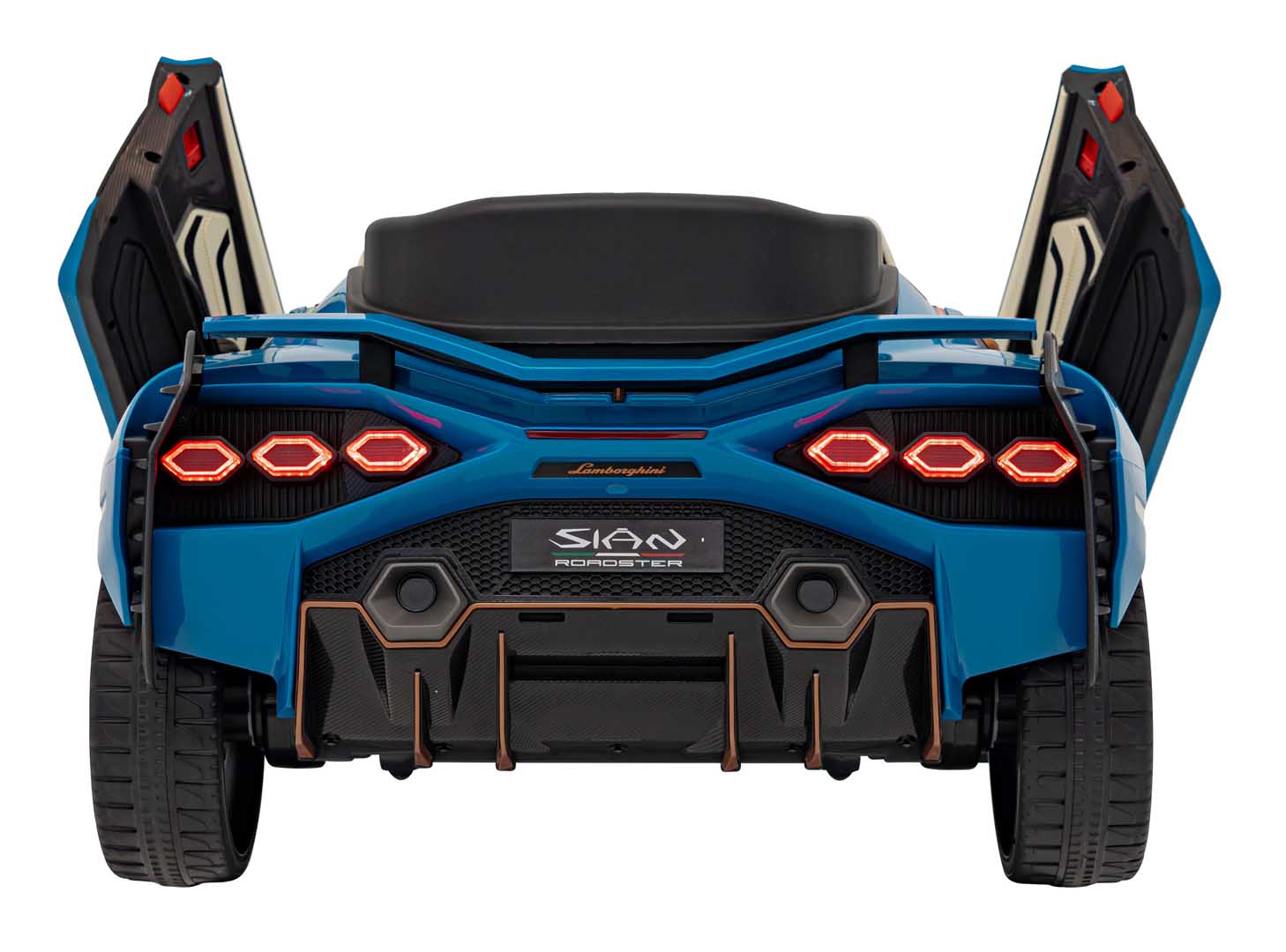 Licencirani auto na akumumulator Lamborghini SIAN 4x100W - dvosjed - plavi