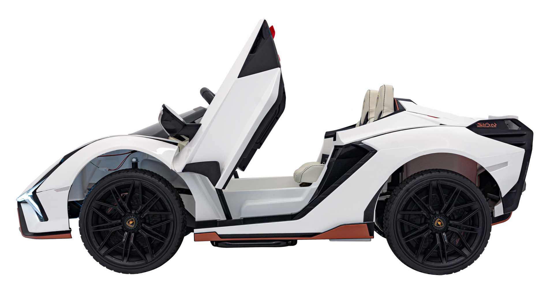 Licencirani auto na akumumulator Lamborghini SIAN 4x100W - dvosjed - bijeli