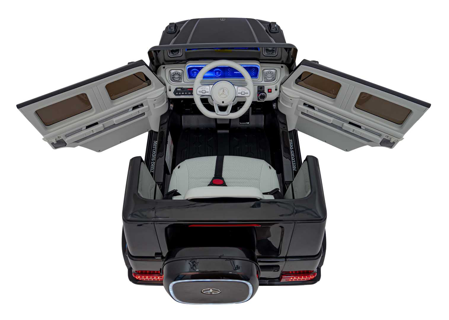 Licencirani auto na akumulator Mercedes Benz EQG 4x4 - crni