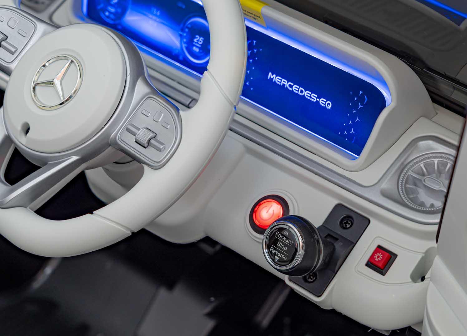 Licencirani auto na akumulator Mercedes Benz EQG 4x4 - crni