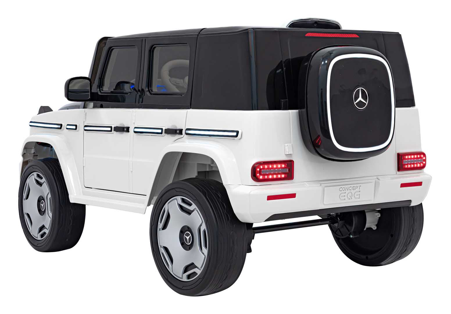 Licencirani auto na akumulator Mercedes Benz EQG 4x4 - bijeli