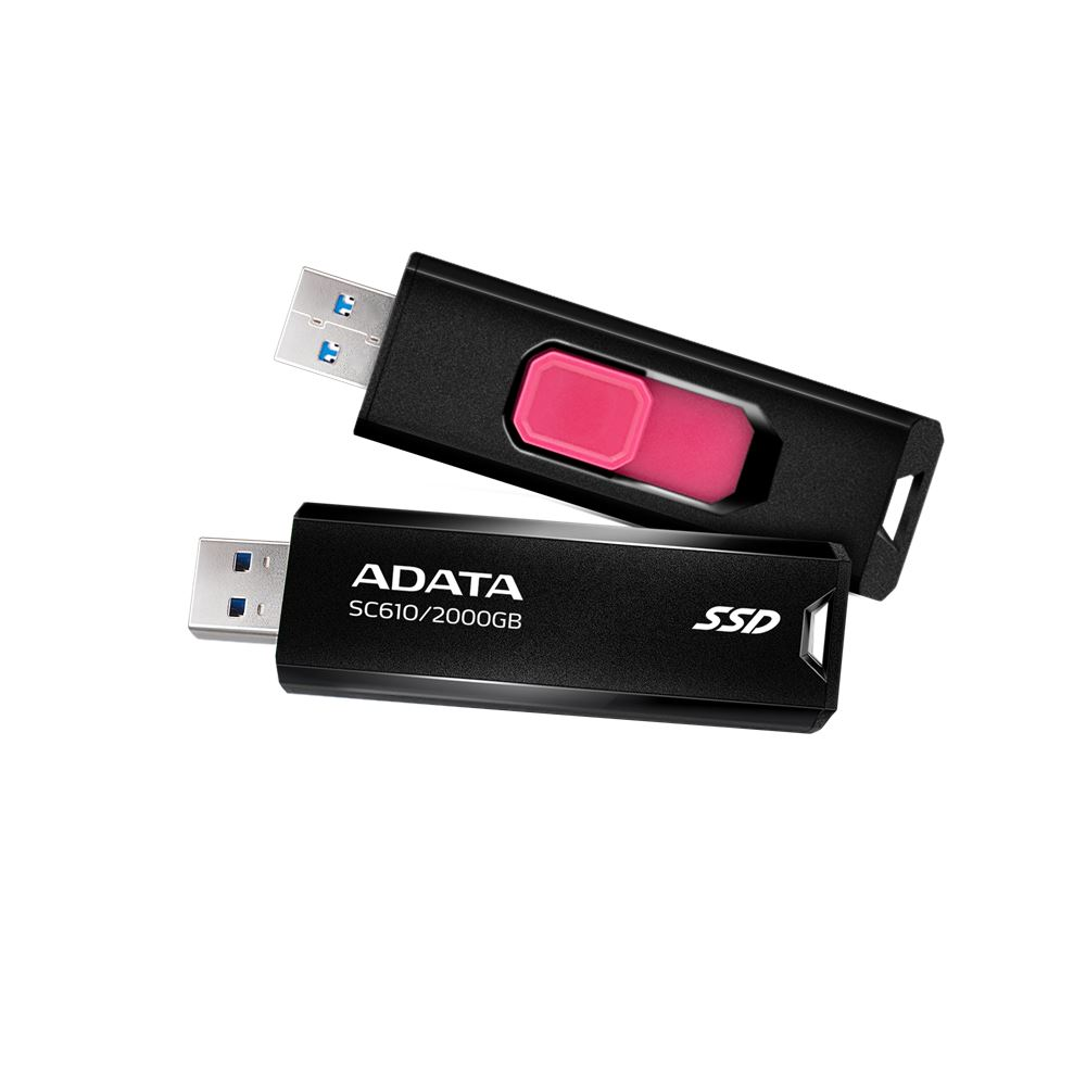 ADATA SC610 2 TB USB Tip-A 3.2 Gen 2 (3.1 Gen 2) Crno