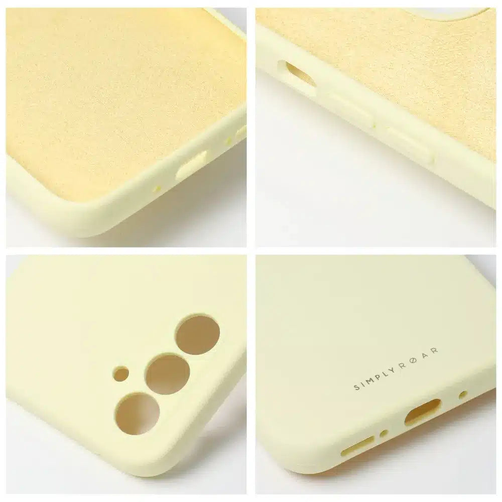 Roar Cloud-Skin maska za SAMSUNG GALAXY A15 4G / A15 5G svijetlo žuta