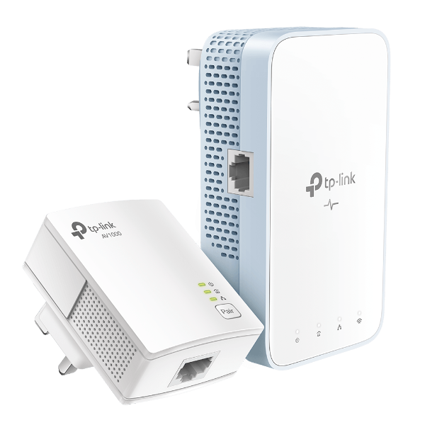 TP-Link TL-WPA7517 KIT PowerLine mrežni prilagodnik 1000 Mbit/s Ethernet LAN veza Wi-Fi Bijelo