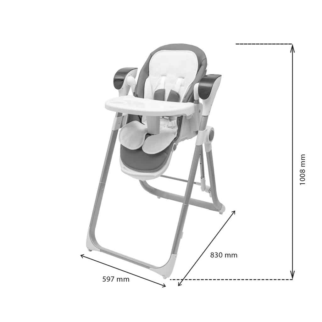 Smart hranilica-ljuljačka 2u1 grey