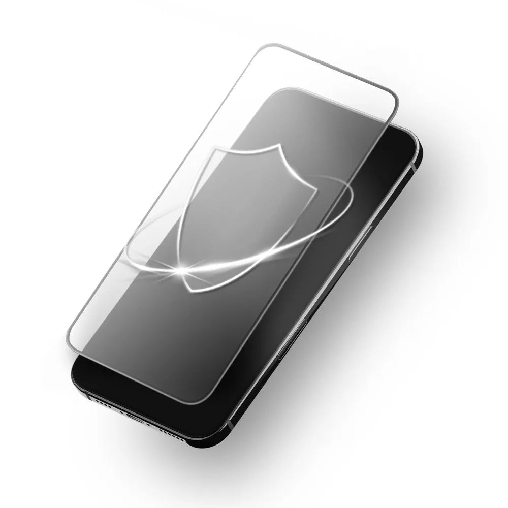 Kaljeno staklo Forcell Ultra Clear Glass za iPhone 16 Pro Max / 17 Pro Max – crno
