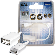 SAL USB micro OTG kabel, dužina 16 cm, USB 2.0 - SA 044