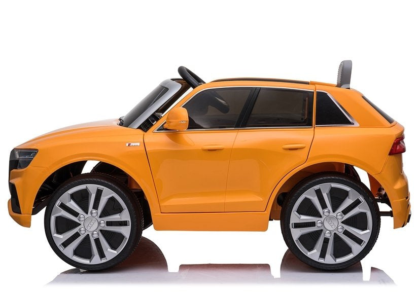 Licencirani auto na akumulator Audi Q8 - žuti/lakirani