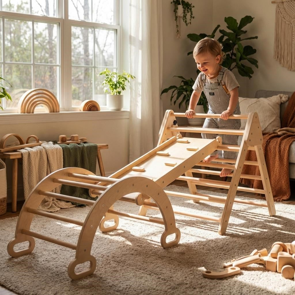 Drveni Montessori – Pikler set za penjanje