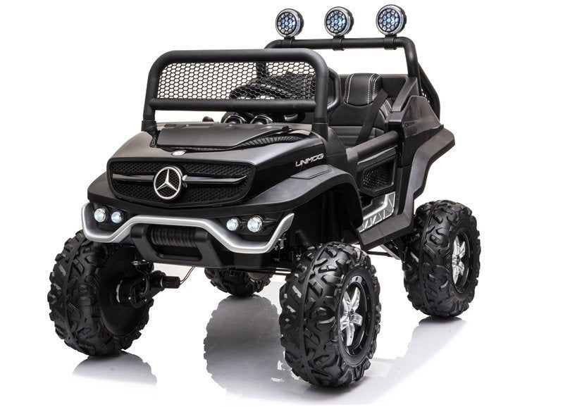 Licencirani auto na akumulator Mercedes Unimog S - Crni
