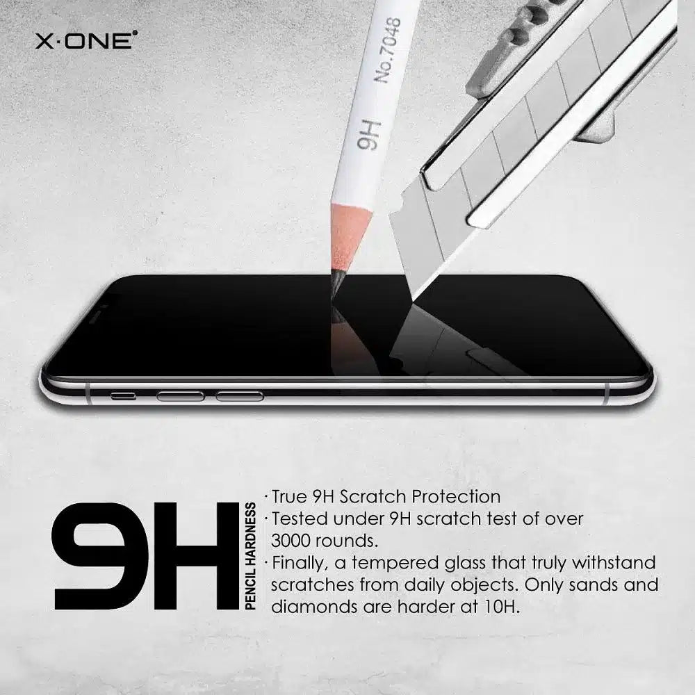 X-ONE Full Cover Extra Strong Tempered Glass Matte - za iPhone 15 Pro Max (puno ljepilo) crna