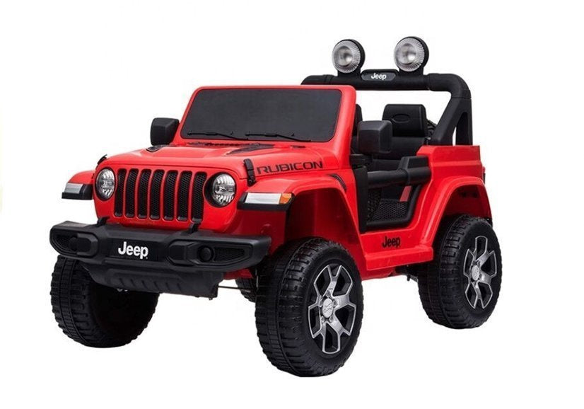 Licencirani auto na akumulator Jeep Rubicon 4x4 - crveni