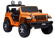 Licencirani auto na akumulator Jeep Rubicon 4x4 - narančasti