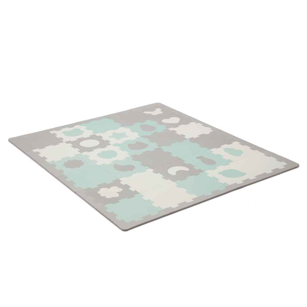 Kinderkraft puzzle LUNO oblici, mint