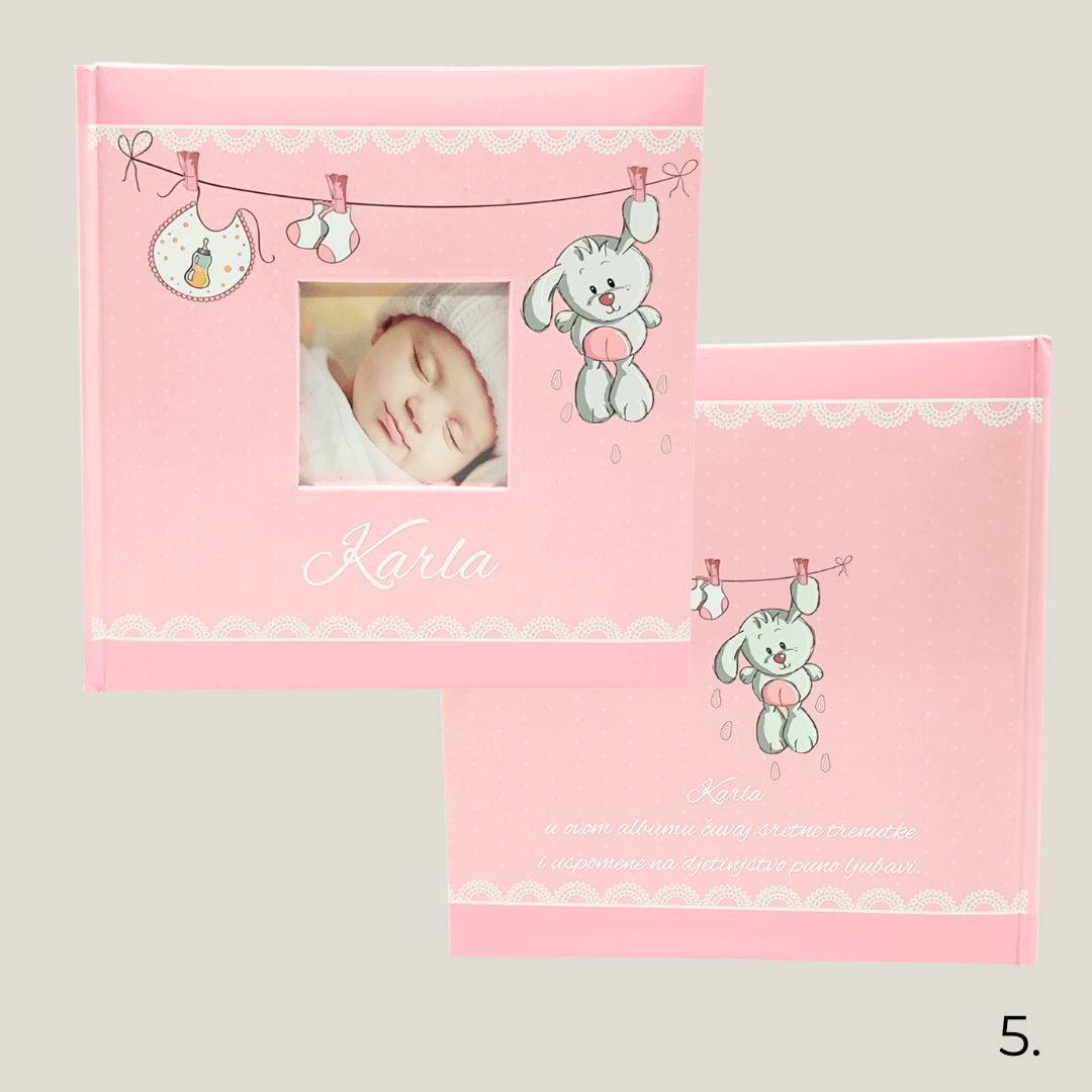 Personalizirani foto albumi – Unikatni poklon za krštenje i rođendane (Kopiraj)