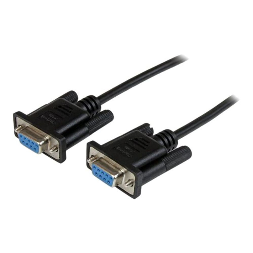 StarTech.com SCNM9FF2MBK serijski kabel Crno 2 m DB-9