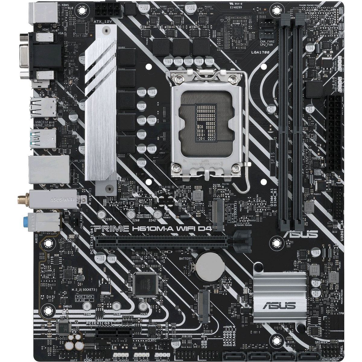 ASUS PRIME H610M-A WIFI D4 Intel H610 LGA 1700 Mikro ATX