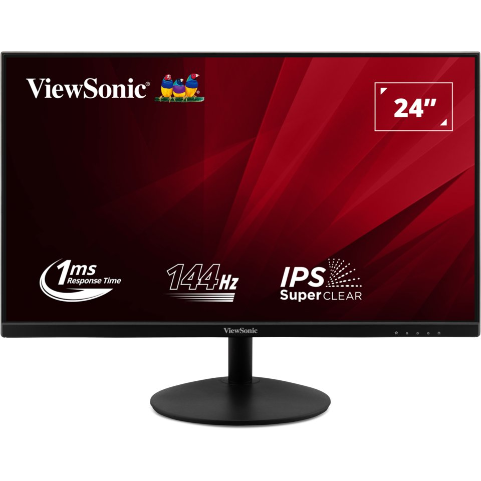 Viewsonic VA VA24E2-H računalni monitor 60,5 cm (23.8") 1920 x 1080 pikseli Full HD LED Crno