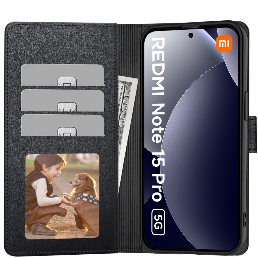 Xiaomi Redmi Note 15 Pro 5G Tech-Protect preklopna futrola-novčanik