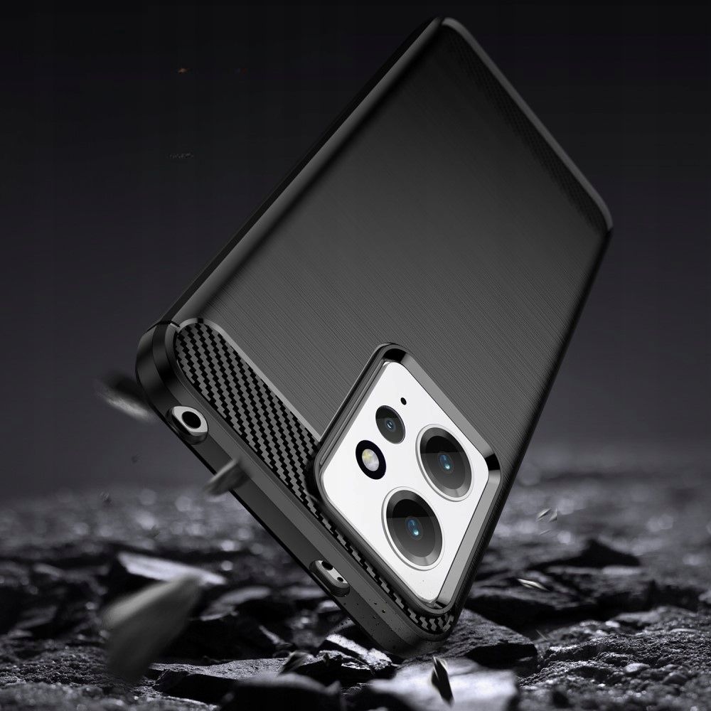 TECH-PROTECT TPUCARBON MASKA ZA XIAOMI REDMI NOTE 12 4G / LTE crna