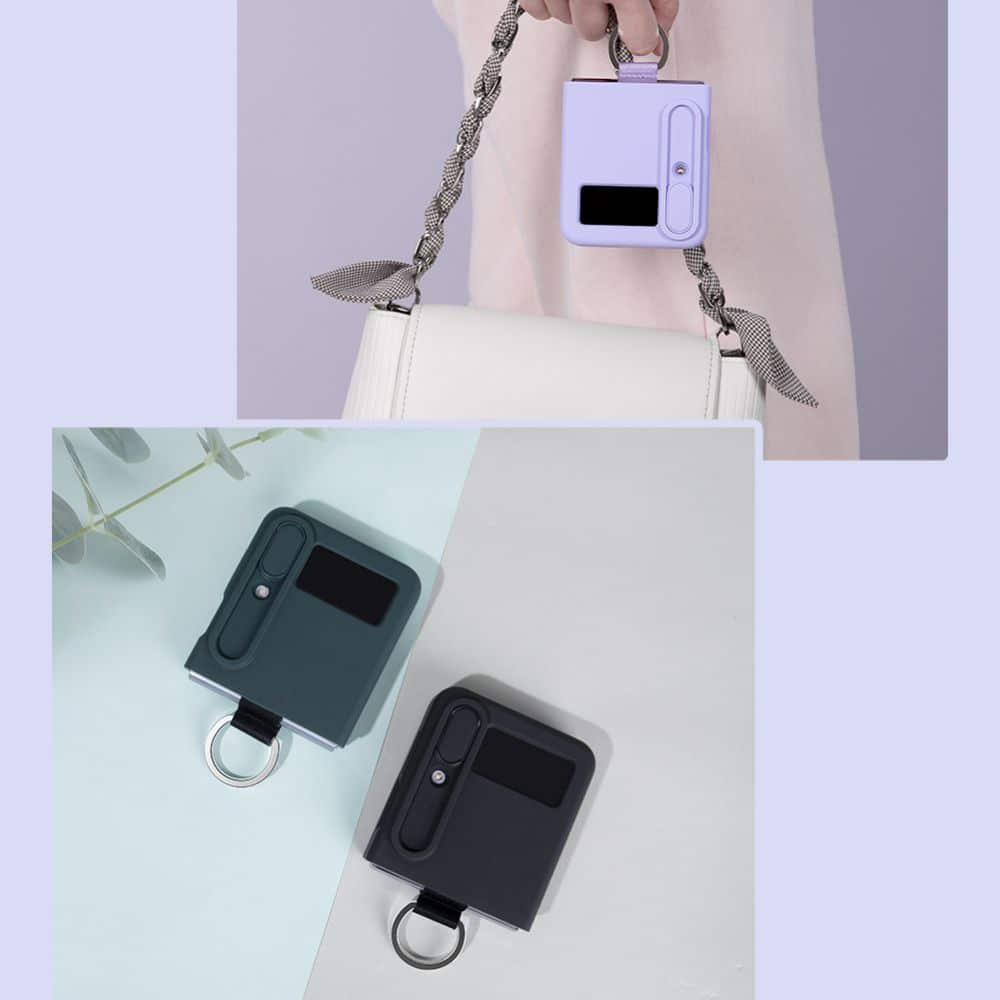 NILLKIN CAMSHIELD SILKY MASKA ZA SAMSUNG GALAXY Z FLIP 4 CRNA