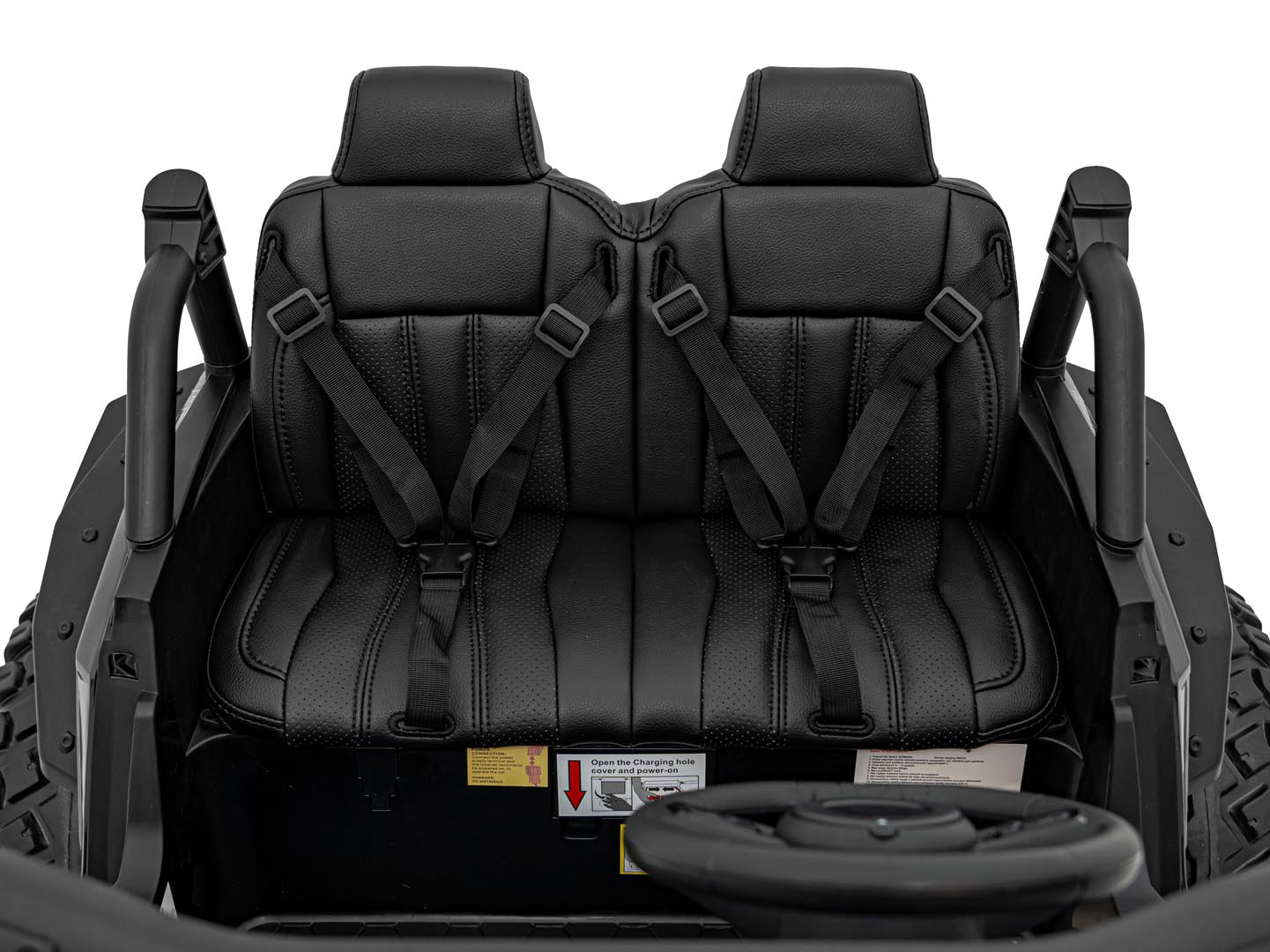 Licencirani buggy na akumulator HONDA 4x4 Off-Road - dvosjed - crni