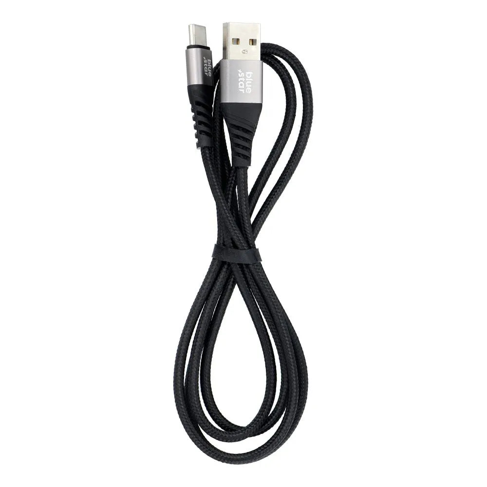 Blue Star pleteni kabel s USB A na USB C 3A konektorom