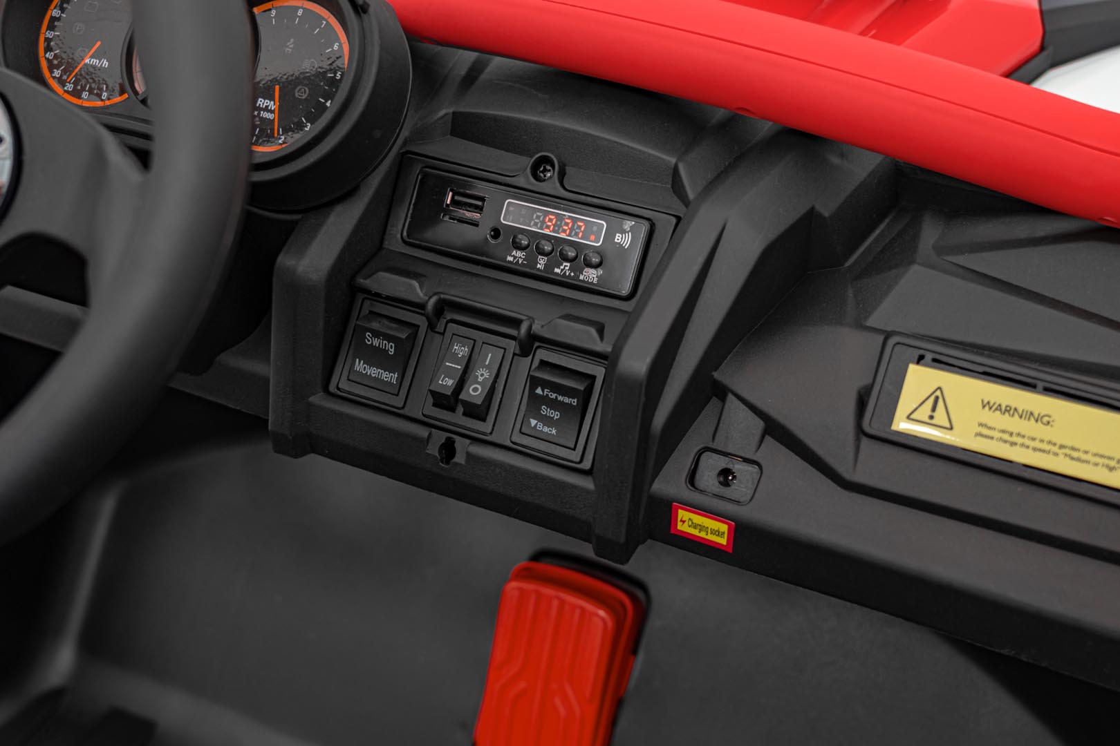 Buggy na akumulator SR SUPER 66 4x4 - dvosjed - crveni