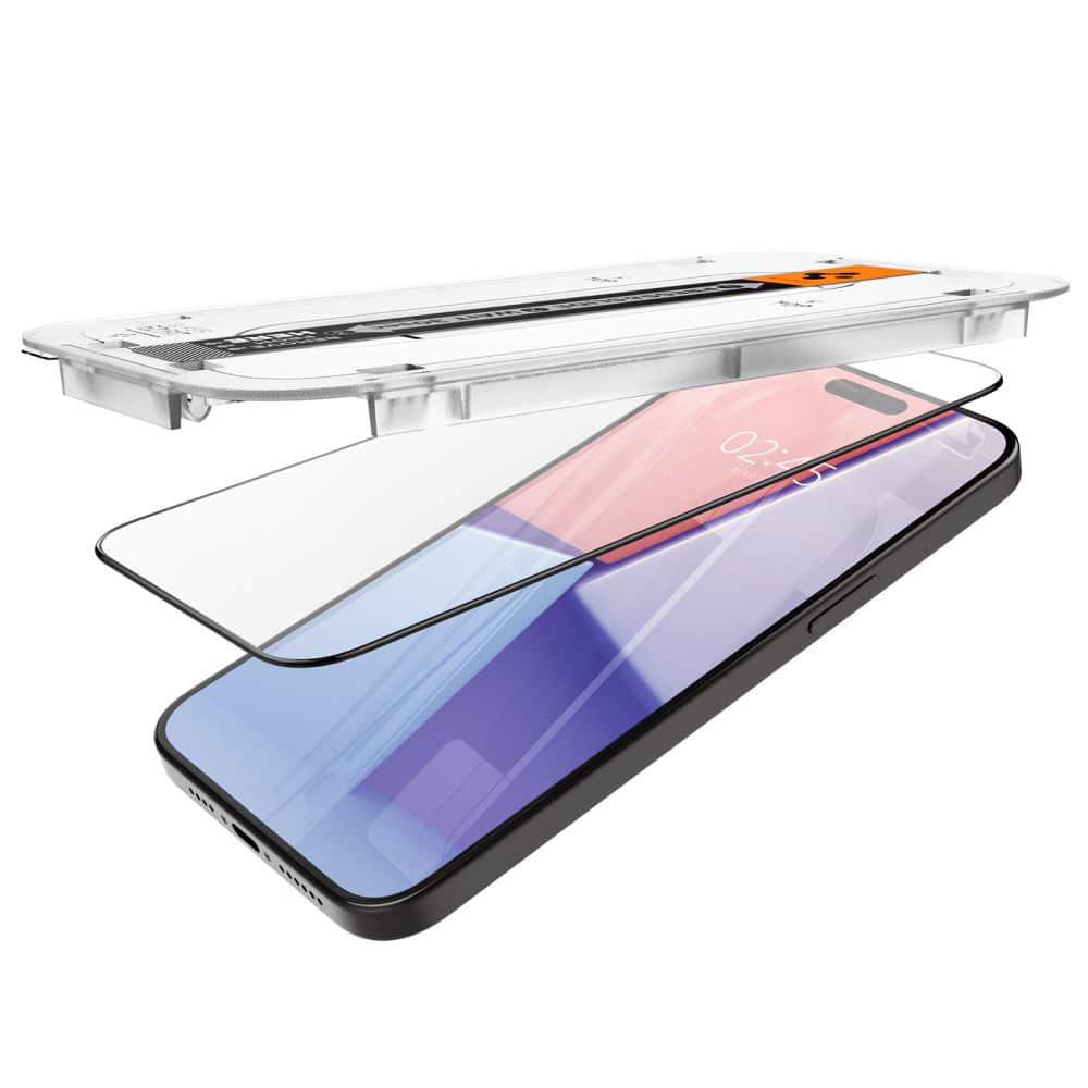 Spigen – Glas.tR EZ-FIT (2 kom) AGL06873 za iPhone 15 Pro Max