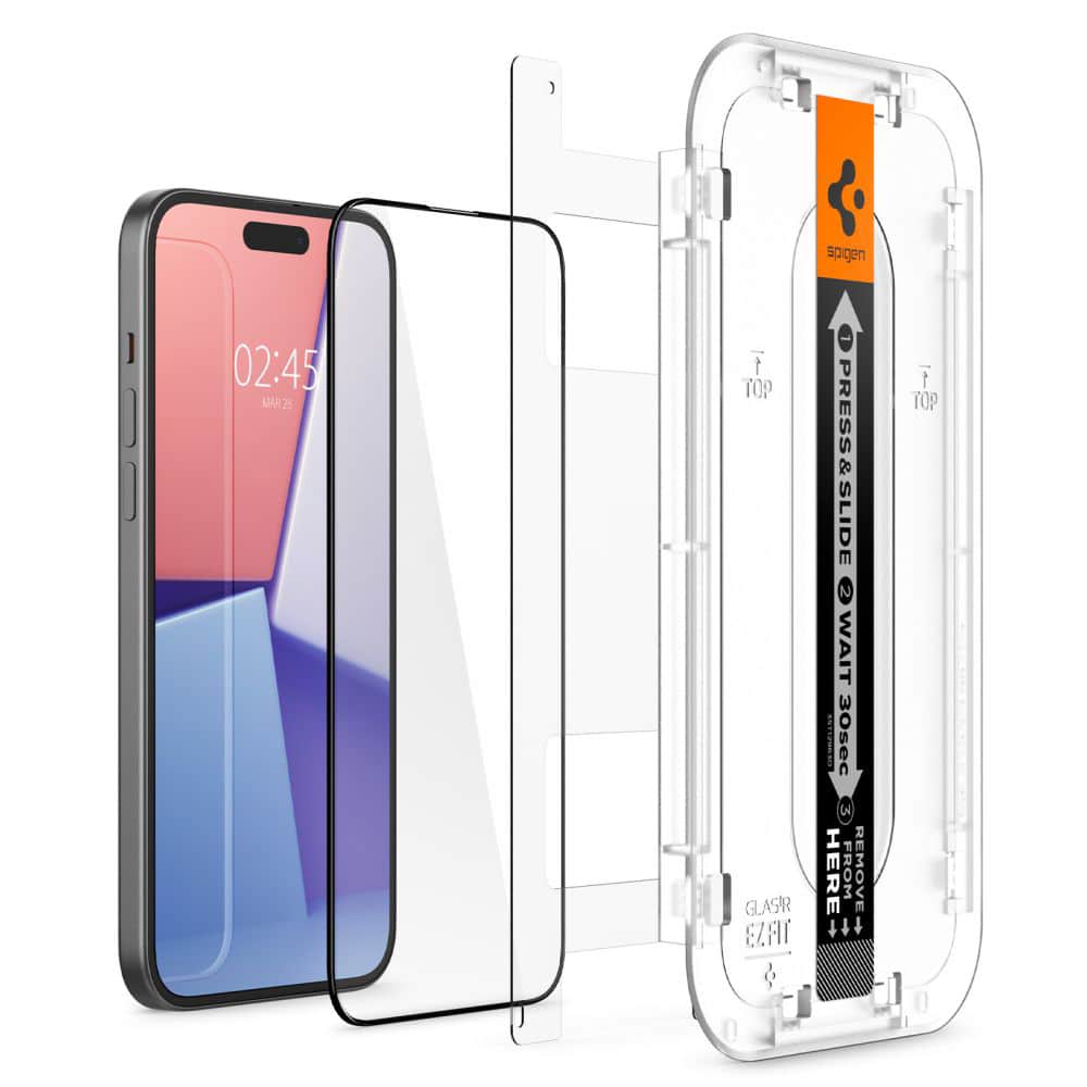 Spigen - Glas.tR EZ-FIT (2 kom) za iPhone 16 Plus/15 Plus