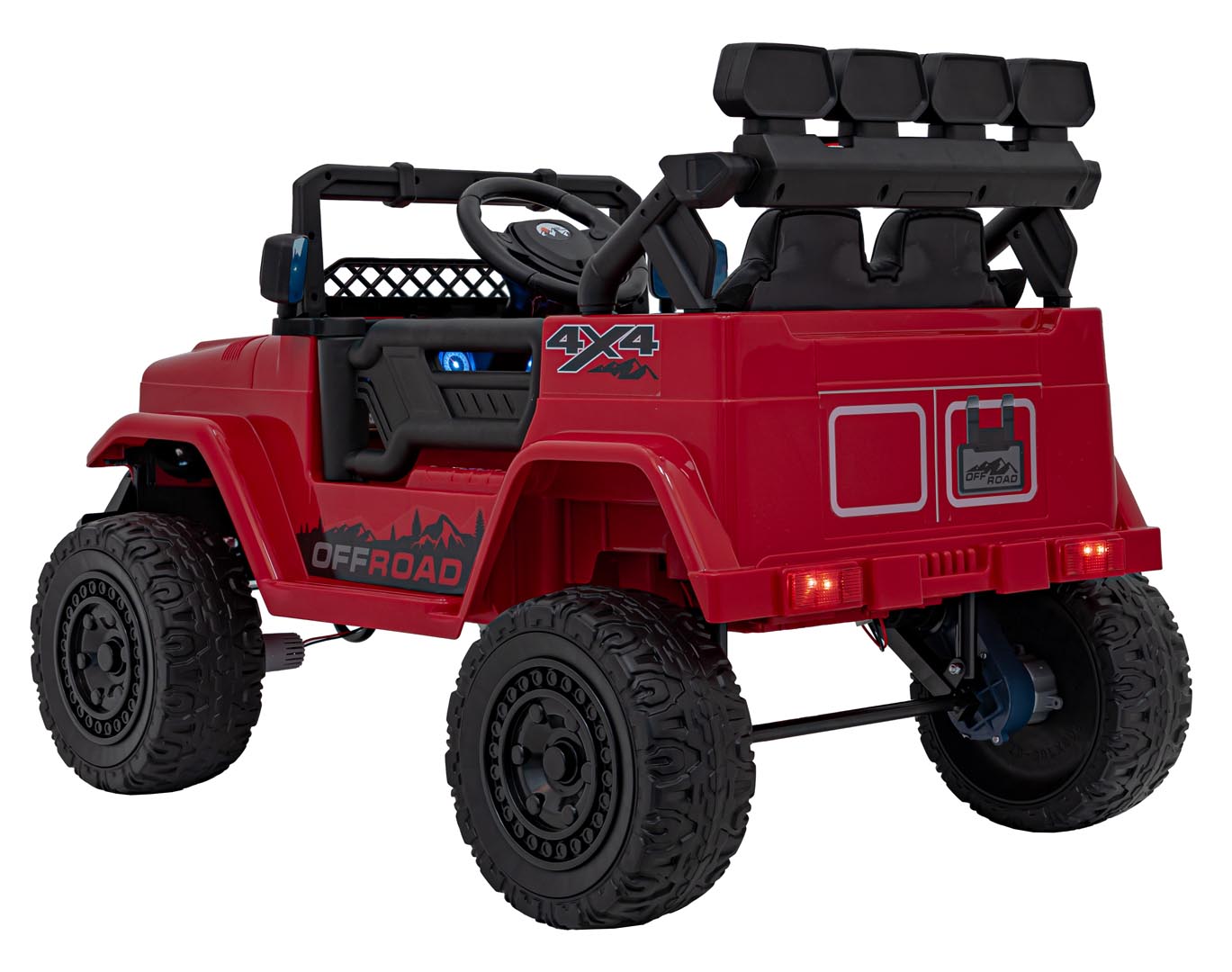 Auto na akumulator Off-Road CLIMBER 4x4 - crveni