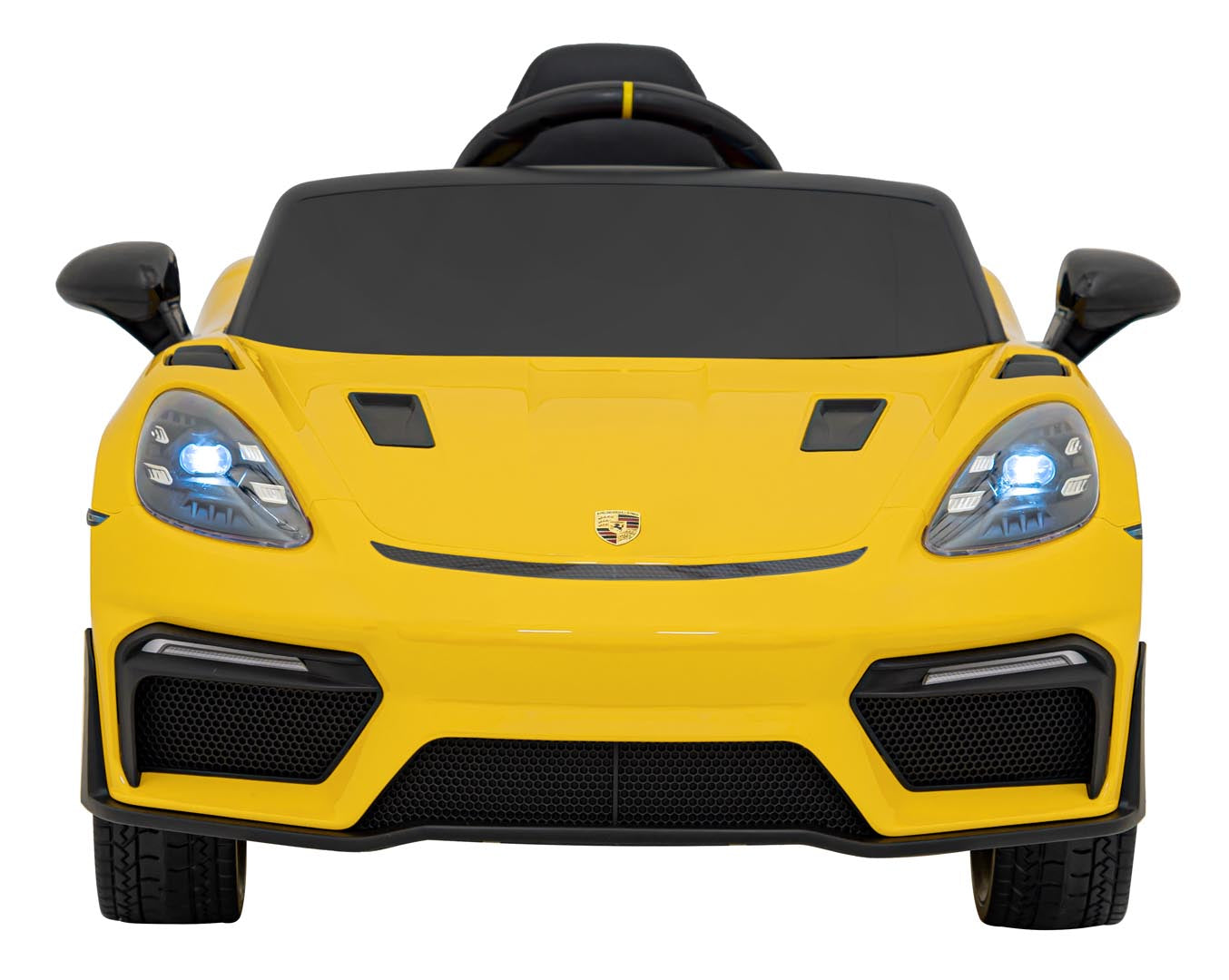Licencirani auto na akumulator Porsche 718 - žuti