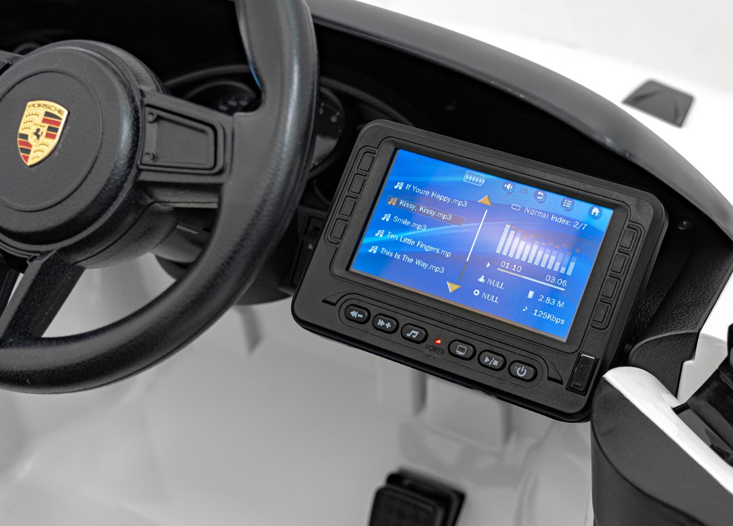 Licencirani auto na akumulator Porsche 718 MP4 - bijeli