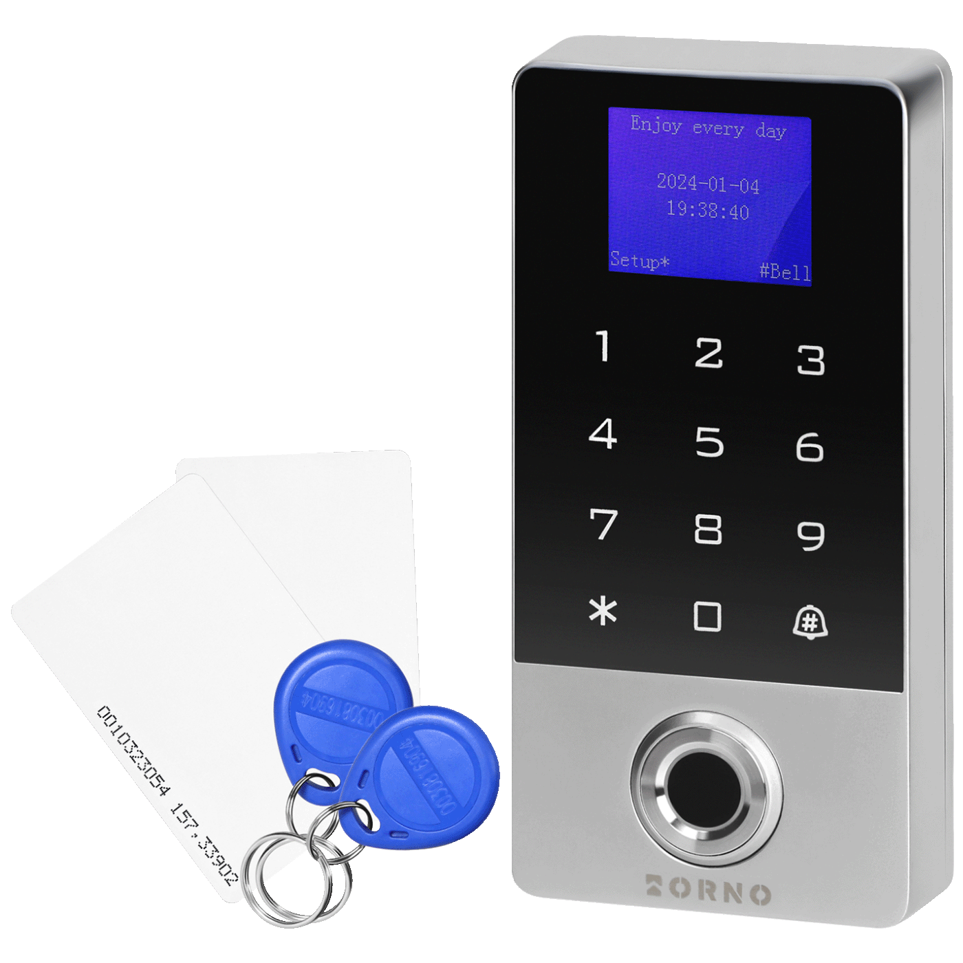 Orno Tastatura sa RFID karticom,Tag reader,fingerprint,WiFI,IP68 - OR-ZS-829
