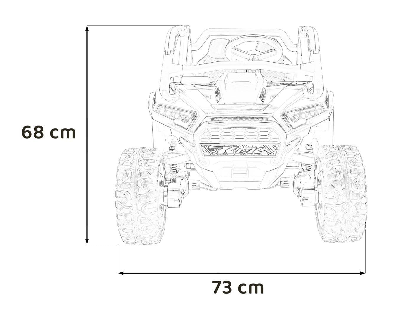 Buggy na akumulator KCK 4x4 - zeleni